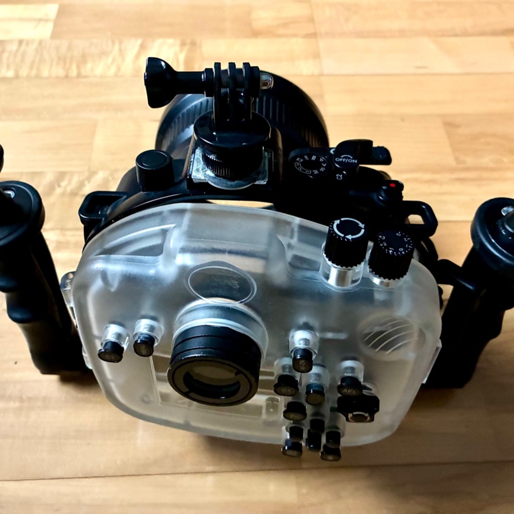 SeaFrogs Meikon waterhousing for SONY A7SIII + port + aluminum handles - Picture 4 of 9